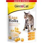 GimCat Käse Rollis, Getreidefreier Katzensnack mit echtem Hartkäse und Vitaminen, 425 g Beutel