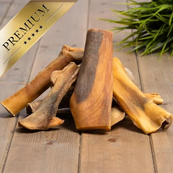 Lyra Pet® Rinderkopfhaut Kausnack für Hunde, 1 kg, goldbraun, fettarm und nährstoffreich, schonend getrocknet – Bild 3