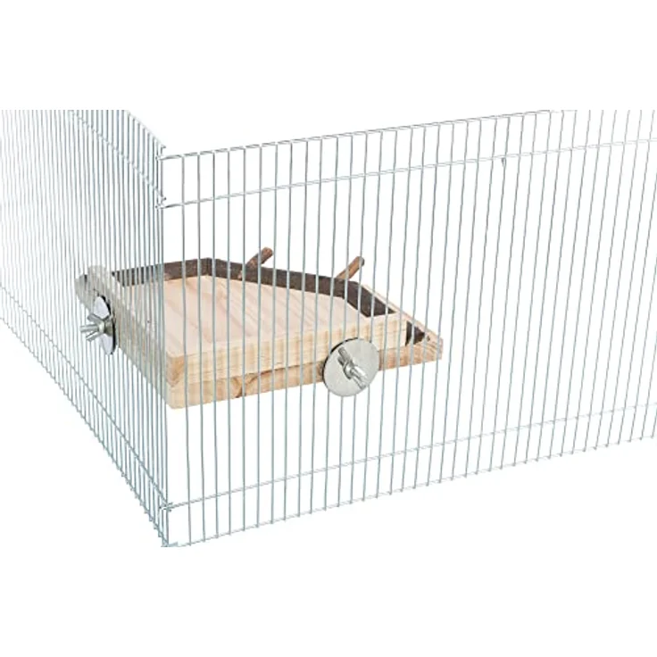 Trixie Landing Area mit Sitzstangen aus Holz, 19 × 19 cm, mit Schraubbefestigung – Bild 5