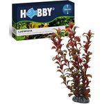 HOBBY Aquariendeko Ludwigia, 34 cm Kunststoffpflanze für Aquarien, naturgetreue Darstellung mit beweglichen Elementen