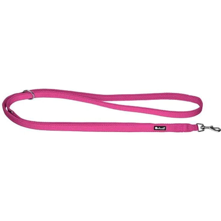 Petlando Hundeleine 2m Mesh weich gepolstert, Fuchsia, ideal für kleine Hunderassen, 230x1,5cm – Bild 5
