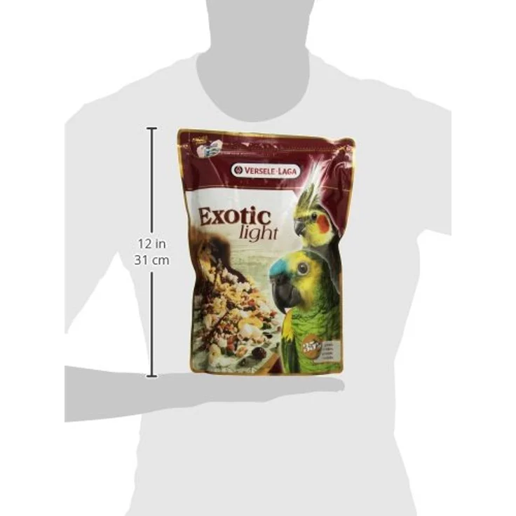 Versele-Laga Exotic Light, Vogelfutter für alle Papageienarten, 750 g, optimierte Ration an Vitaminen und Mineralien – Bild 3