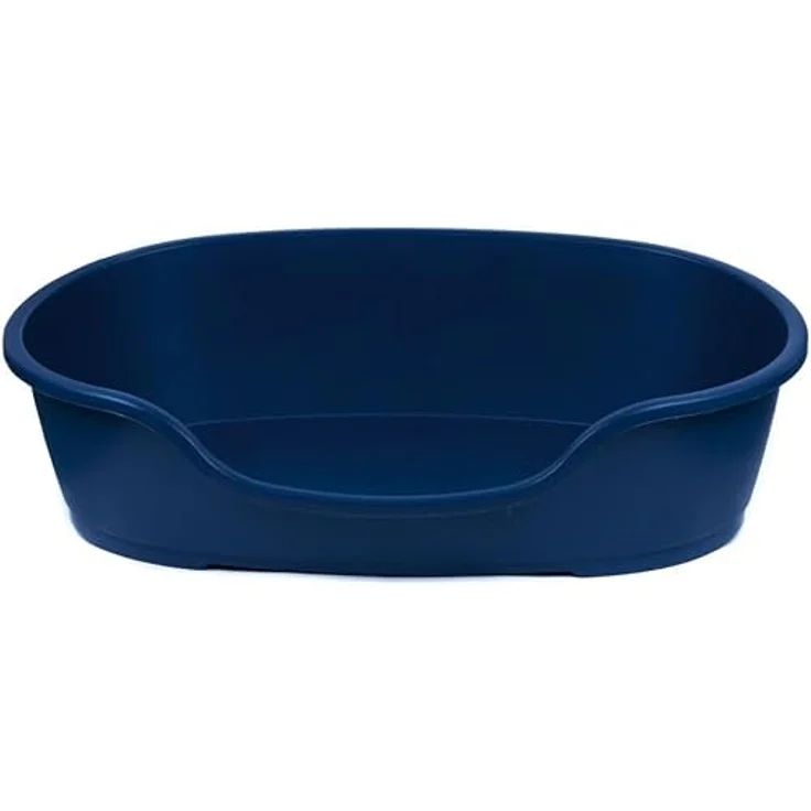 adena Hundekorb Kunststoff 104 cm blau, robustes Hundebett mit Anti-Rutsch-Füssen und Bodenbelüftung – Bild 2