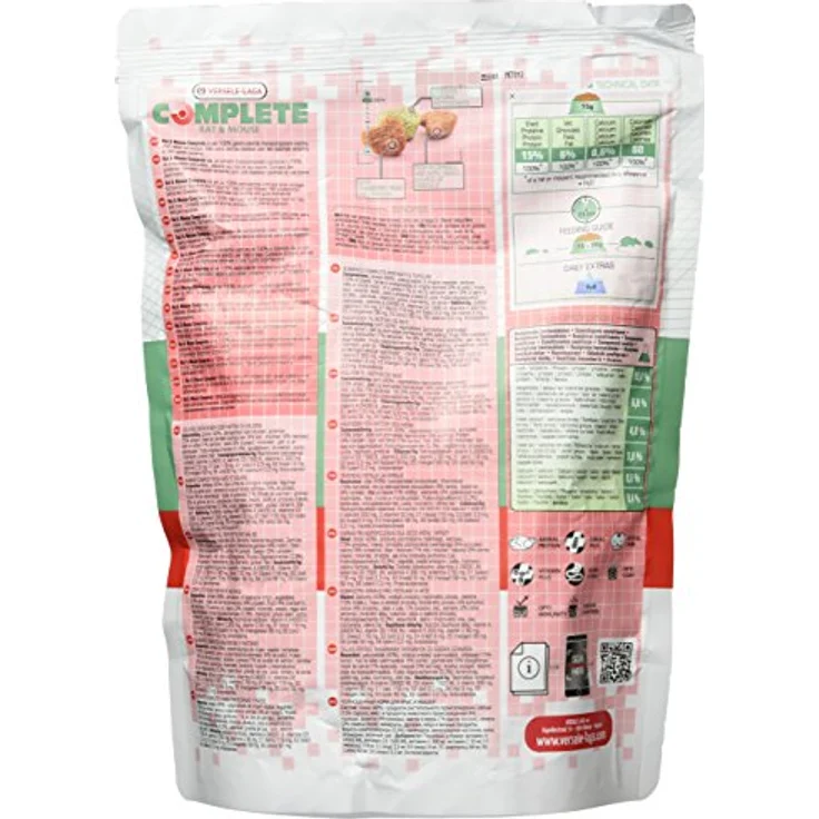 Versele Laga Rattenfutter Complete 500 g, 3er Pack für Mäuse & Ratten, ideal für optimale Darmfunktion – Bild 2