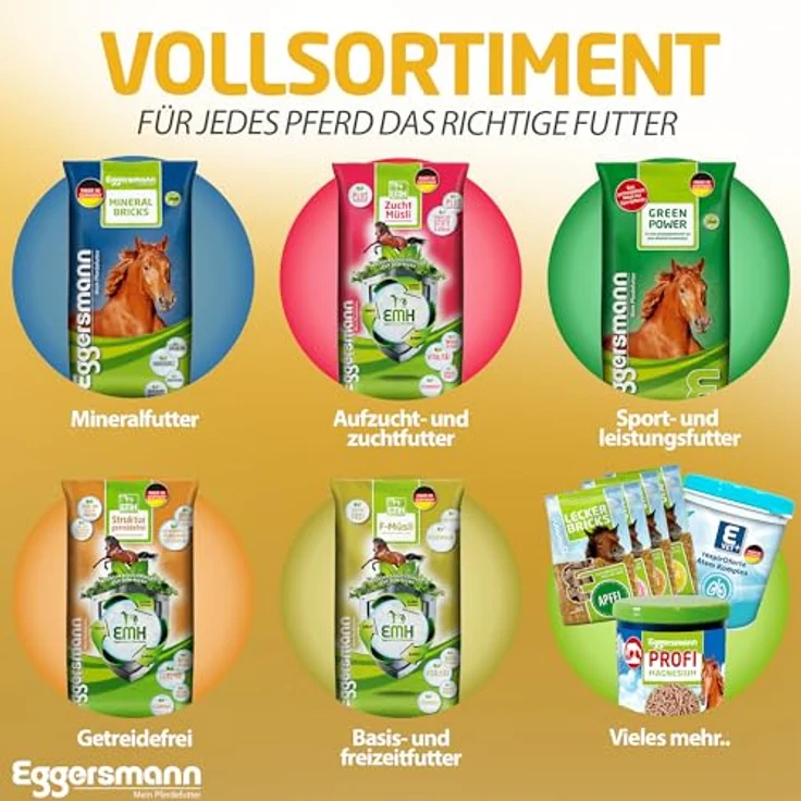 Eggersmann Maisflocken 15 kg, Einzelfuttermittel für Pferde & Ponys, Energiequelle für erhöhte Leistungsansprüche, unterstützt Gewichtszunahme, gut verdaulich – Bild 4