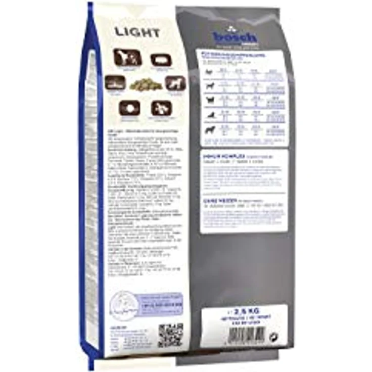 Bosch Hundefutter Light 2,5kg, Trockenfutter mit magerem Geflügel und wichtigen Vitaminen für ausgewachsene Hunde – Bild 4