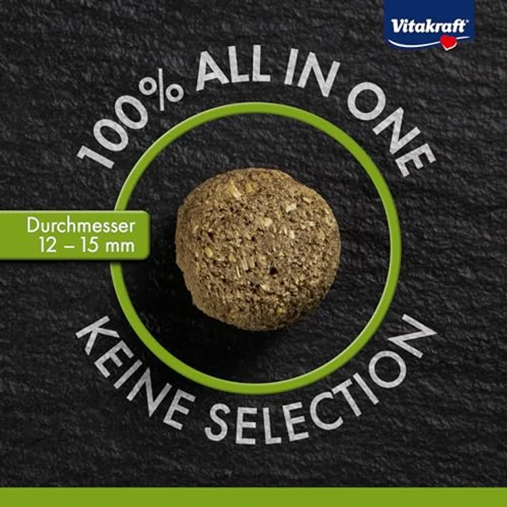 Vitakraft Vita Special Senior, Hauptfutter für ältere Zwergkaninchen, mit Heu und Omega-Fettsäuren, zucker- und getreidefrei, 600g – Bild 2