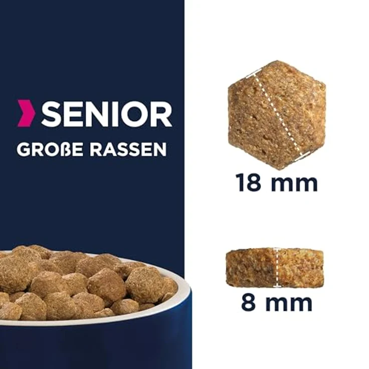 Eukanuba Hundefutter mit frischem Huhn für große Rassen, Premium Trockenfutter für Senior Hunde ab 9 Jahren, 3 kg – Bild 3