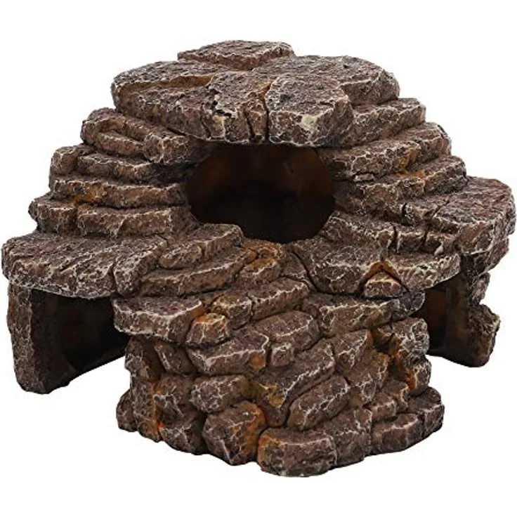 OTTO Terrariendeko Desert Cave Höhle, Wüstendesign mit Versteckplätzen für Terrarien und Aquarien
