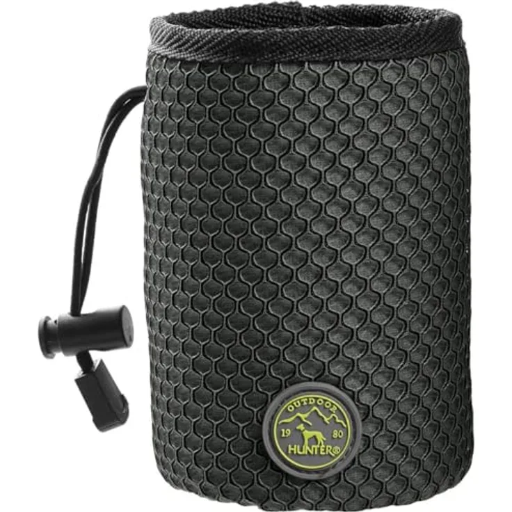 HUNTER Hilo Basic Snackbeutel, anthrazit, kompakt mit 3-D Mesh-Material und Gürtelclip, Größe one-Size