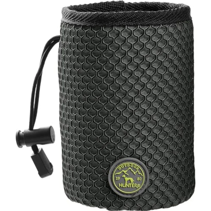 HUNTER Hilo Basic Snackbeutel, anthrazit, kompakt mit 3-D Mesh-Material und Gürtelclip, Größe one-Size – Bild 1