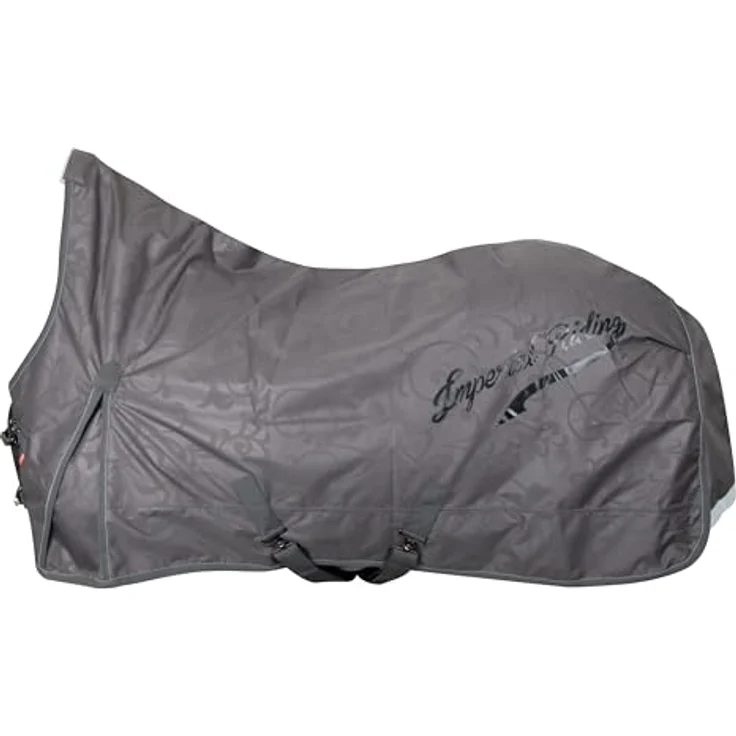 Imperial Riding Outdoordecke IRH Super-Dry 200 g, wasserdicht & atmungsaktiv, 600D Polyester, robuste Winterdecke für Pferde, elegantes Design, Farbe Tornado, Größe 115 – Bild 1
