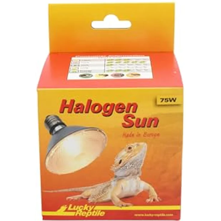 Lucky Reptile Halogen Sun 75 Watt, Terrarienbeleuchtung mit hoher Effizienz und Wärmeleistung – Bild 4
