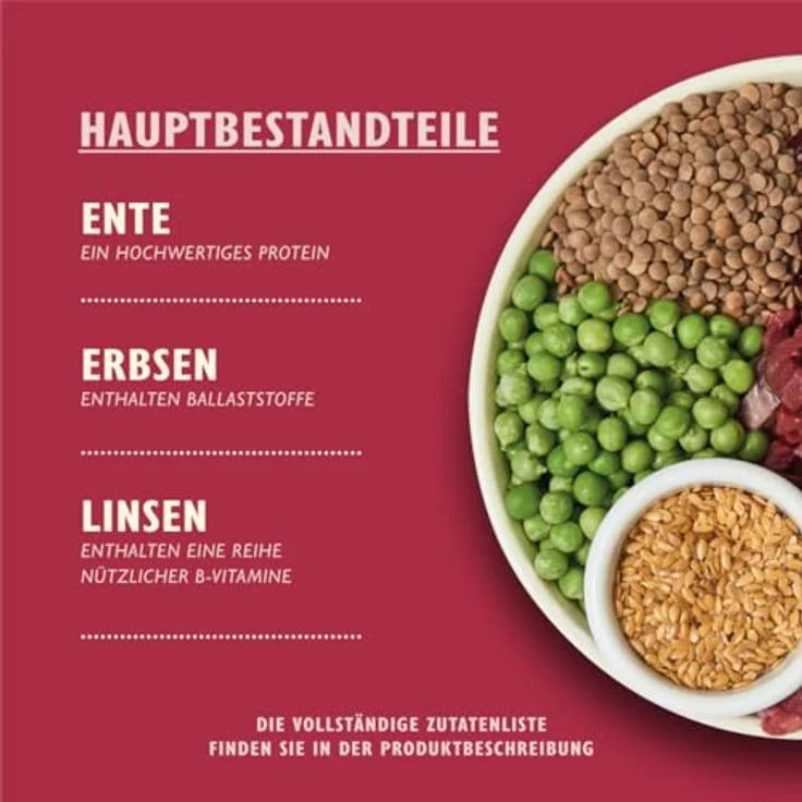 Lily's Kitchen Trockenfutter für ausgewachsene Hunde, Ente, Lachs & Hirsch, getreidefreie Rezeptur, 2.5kg – Bild 2
