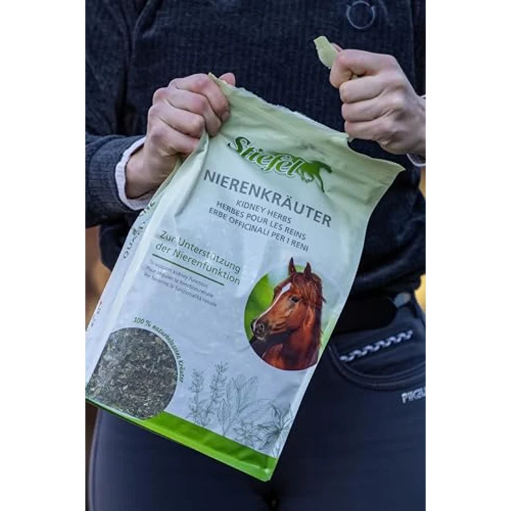 Stiefel Nierenkräuter für Pferde, 100% naturbelassene Kräutermischung zur Unterstützung der Nierenfunktion & des Stoffwechsels, 1kg – Bild 4