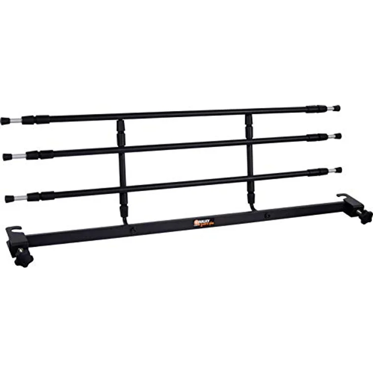 dobar® 62201 Walky Guard Plus, Kofferraum Hundegitter mit stabilem Edelstahl, höhen- und breitenverstellbar (29-45 cm x 85-152 cm), Schwarz – Bild 2