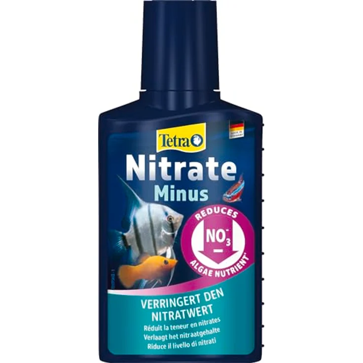 Tetra NitrateMinus, Nitratreduktion für Aquarien, biozidfreie Algenkontrolle, 100 ml für 400 Liter – Bild 1