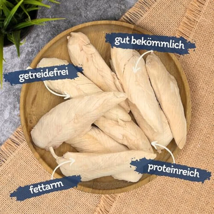 Lyra Pet® Hühnerbrust gefriergetrocknet 200 g | Proteinreicher & fettarmer Hundesnack | Belohnungs-/Trainingssnack für Welpen & Senioren, ohne Zusätze und Getreide – Bild 2