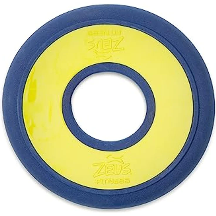 Zeus Fitness Apportierscheibe, 23 cm, schwimmfähig aus robustem Gummi in leuchtenden Farben