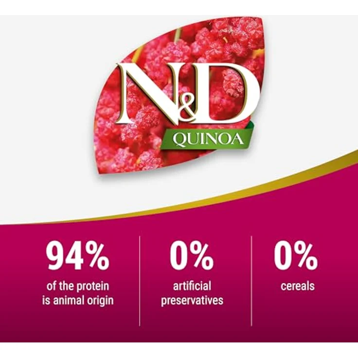 Farmina Quinoa Canard & Canneberge, Katzen-Trockenfutter zur Urin-pH-Stabilisierung, 1,50 kg – Bild 3