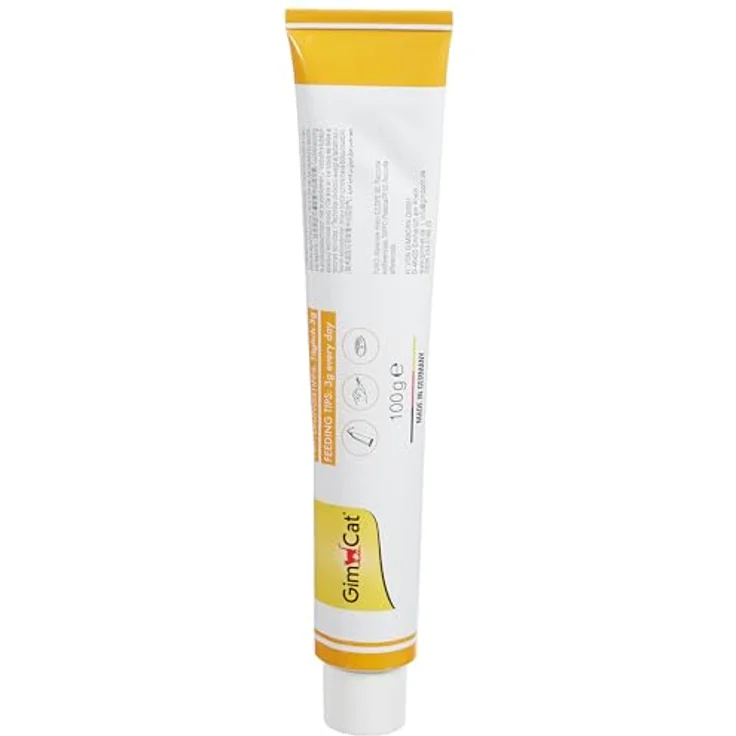 GimCat Multi-Vitamin Paste 100 g, 3in1 Komplex mit 12 Vitaminen, laktosefrei, für alle Katzenrassen und Altersstufen – Bild 4