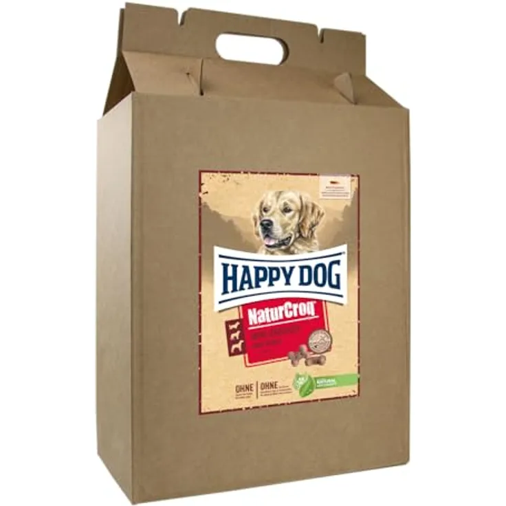Happy Dog NaturCroq Mini Knochen mit Huhn, 5 kg, ideale Trainingssnacks für kleine Hunde, nährstoffschonend ofengebacken