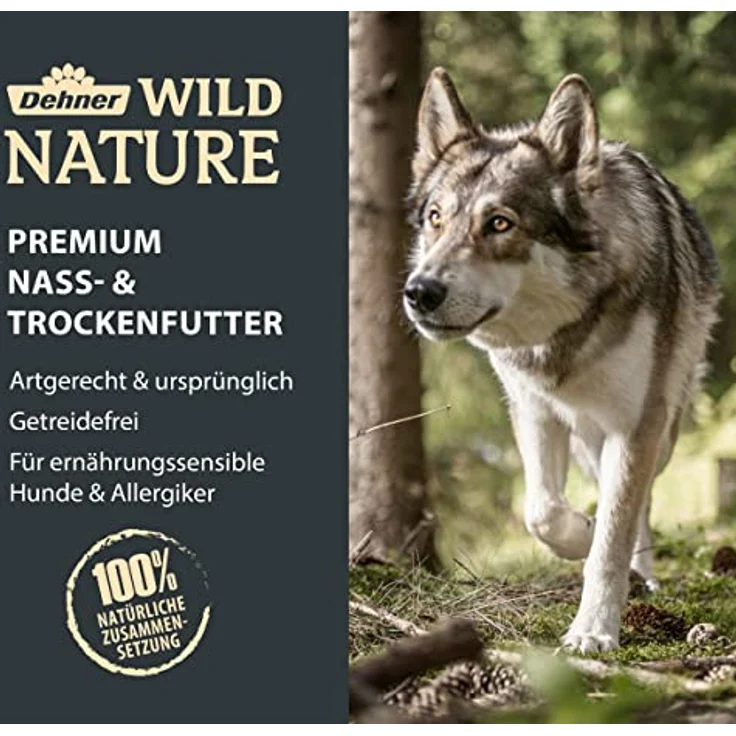 Dehner Wild Nature Hundefutter Hochmoor, getreidefreies Nassfutter mit Ente für ältere Hunde, 6 x 800 g Dose (4.8 kg) – Bild 5