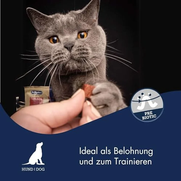 Dr.Clauder's Trainee Snack, leicht verdauliche Hundesnacks aus 95% Hirschfleisch mit Inulin, 500g Frischebeutel – Bild 2