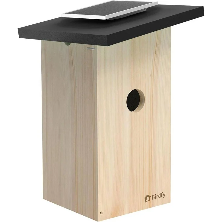 Netvue Vogelhaus Nistkasten mit 1080P HD-Kamera, solare Energiequelle, wetterfestes Design und Lüftungsfunktionen