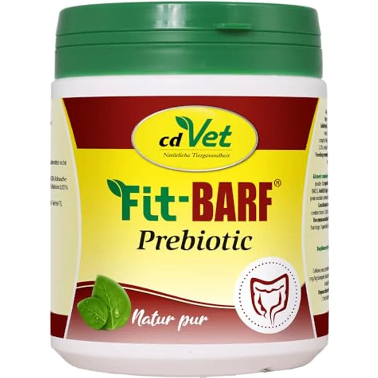 cdVet Fit-Barf Prebiotic 500 g, Hundesnack zur Unterstützung der Darmgesundheit, für Hunde und Katzen, auch für Jungtiere geeignet
