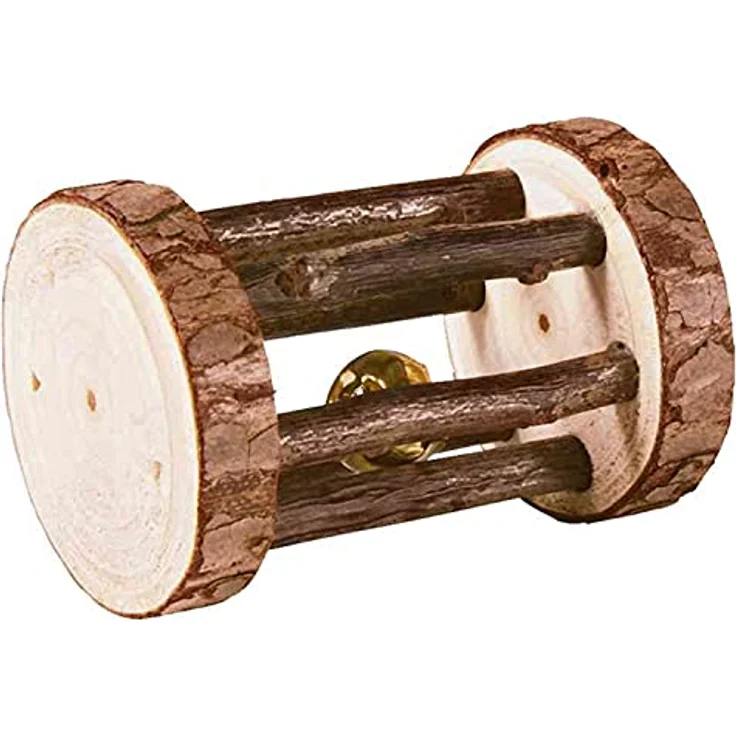 TRIXIE Natural Living Spielrolle mit Schelle, Tier-Beschäftigungsspielzeug – Bild 2