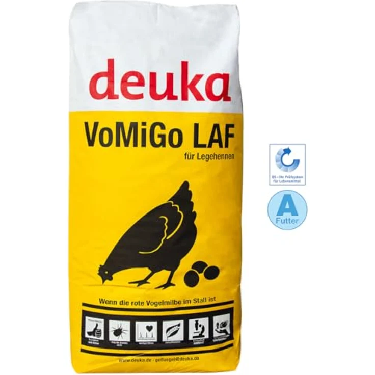 deuka Deuka VoMiGo Legehennen Alleinfutter Mehl 25kg, strukturierte Futterformel gegen Vogelmilben, ganzjährig einsetzbar – Bild 2