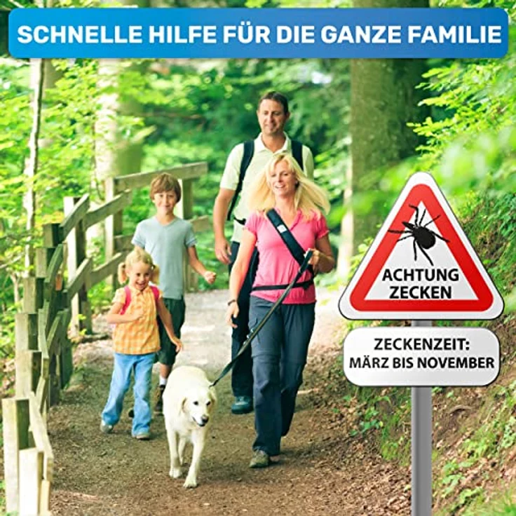 BluePet 3er Set Zeckenhaken, Zeckenentferner für Hunde, Katzen, Pferde & Menschen, präzise und sichere Anwendung, ideal für Outdoor-Aktivitäten – Bild 4