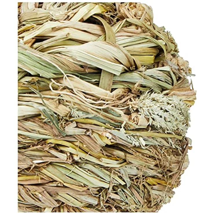 Trixie Grasball 61825 mit Glocke, 100% Naturgras, Durchmesser 10 cm – Bild 2