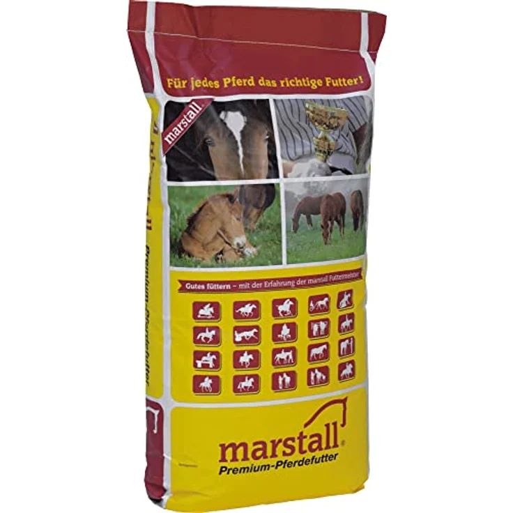 MARSTALL Premium-Pferdefutter Bonus Leinsnack, handgemachtes Pferdeleckerli mit Extra-Portion Leinsamen, 20 kg