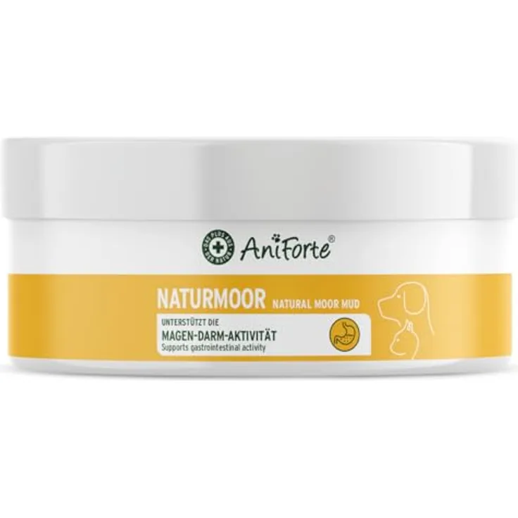 AniForte Heilmoor für Katzen & Hunde 300g – Naturmoor Heilerde zur Verbesserung der Kotbeschaffenheit, Verdauung und Appetitregulation