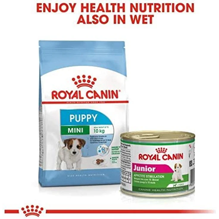ROYAL CANIN MINI Puppy Trockenfutter für Welpen kleiner Hunderassen, Alleinfuttermittel für bis zu 10 kg, 8 kg Verpackung – Bild 4