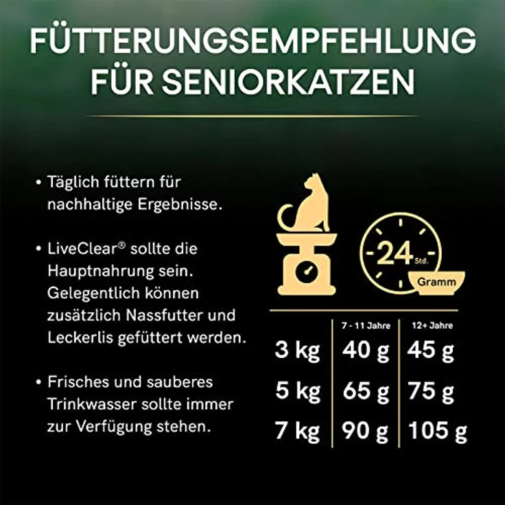 PURINA PRO PLAN LiveClear Sterilised Senior 7+ Trockenfutter mit Truthahn, 1,4 kg | Unterstützt gesundes Immunsystem und Harnwege, reduziert Katzenallergene – Bild 5