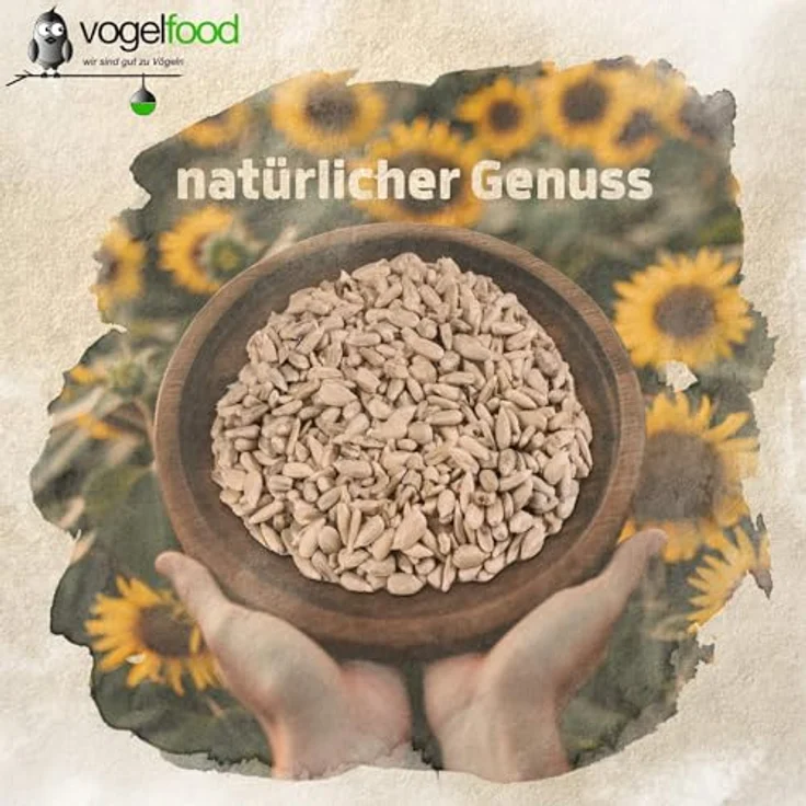 Vogelfood Sonnenblumenkerne geschält, 10 kg Nahrungsquelle für Wildvögel, reich an Fetten und Proteinen – Bild 4