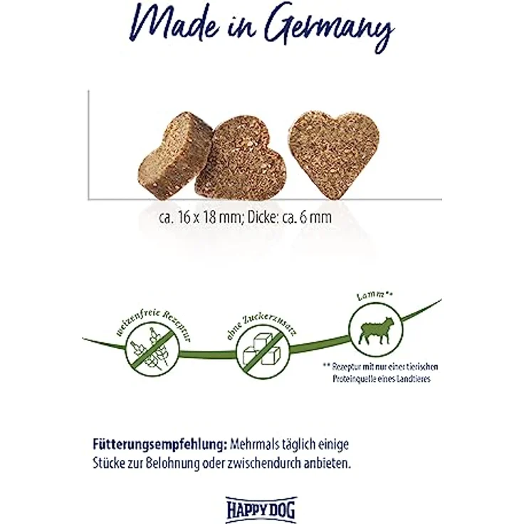 Happy Dog SoftSnack Neuseeland, weizenfreier Hundesnack mit Lamm, 100 g – Bild 3