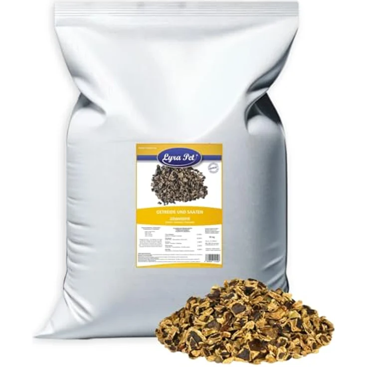 Lyra Pet® Johannisbrot 10 kg | Reich an Ballaststoffen, Vitaminen & Proteinen | Ergänzungsfutter für Wildvögel & Kleinnager | Nährstoffreiches ganzjähriges Vogelfutter | Ideal für Streufutter – Bild 1