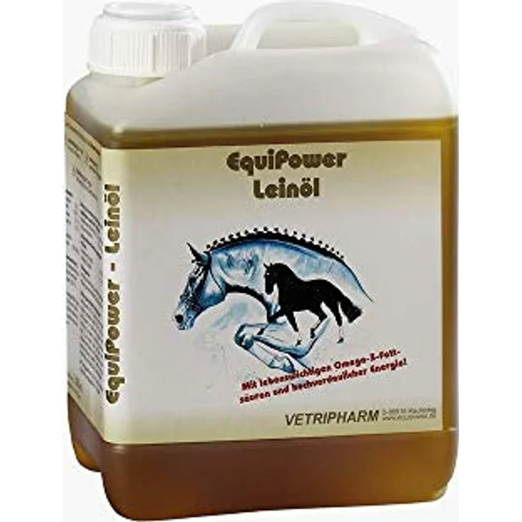 Equipur Leinöl für Pferde, 5.000 ml, optimal für Reiten, Modellnummer 100761-0-5000 – Bild 1