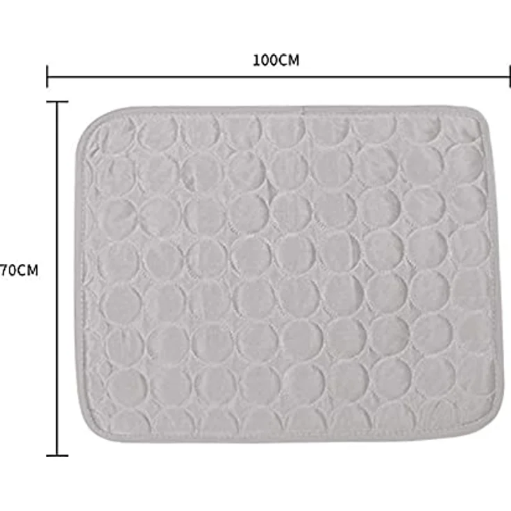Fueegue Kühlmatte für Hunde, 70*100cm, atmungsaktive und waschbare Kühldecke für Haustiere – Bild 4