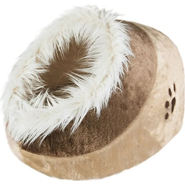 Trixie Kuschelhöhle Minou beige/braun 41x35x26cm – Bild 2