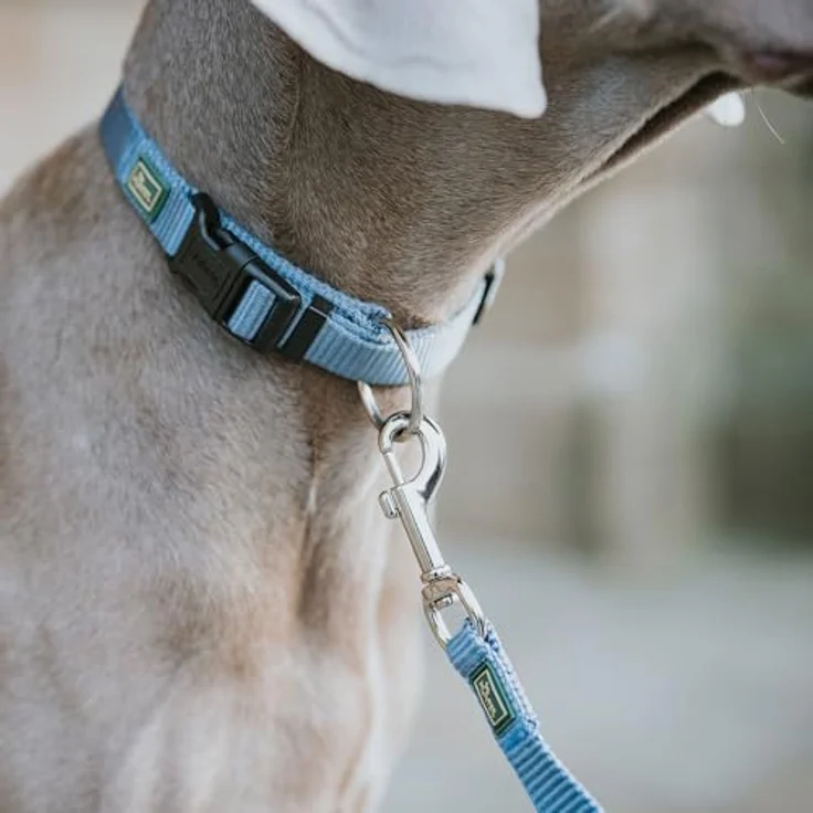 Hunter Tierbedarf Hunde-Halsband Vario-Plus braun, Nylon mit Zugentlastung – Bild 8