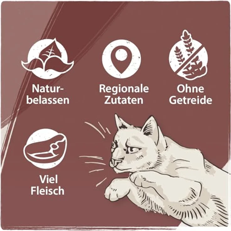 Venandi Animal Premium Katzenfutter Rind, getreidefrei, mit hohem Fleischanteil, 1,5kg Packung – Bild 4