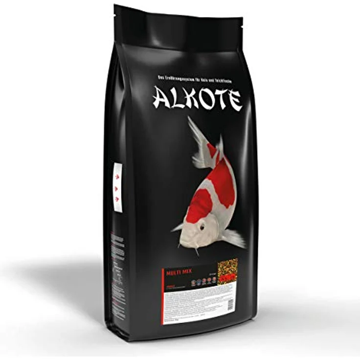 AL-KO-TE 1-Jahreszeitenfutter für Kois und Zierfische, 3 mm Schwimmende Pellets, Multi Mix, 9 kg, Sommerfutter mit Spirulina und Paprika – Bild 1