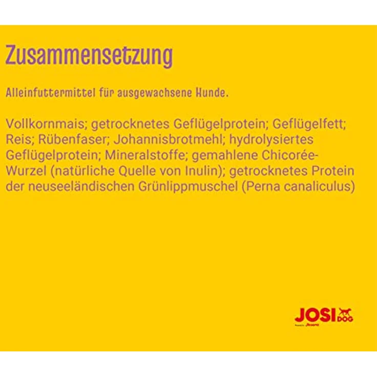 JosiDog Junior Sensitive, Hunde-Trockenfutter für sensible Junghunde, 15 kg, mit Geflügel und glutenfreier Rezeptur – Bild 6