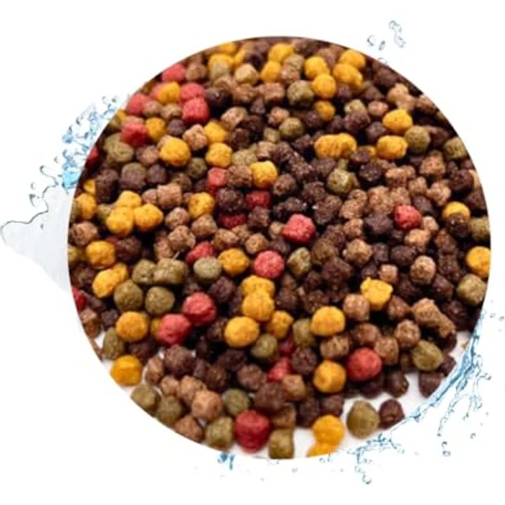 Warnick's Koifutter 10-Sorten-Mix 3 mm, 15 kg + 1 KG Hanzam, Premium Fischfutter für Koi, Goldfisch & Karpfen, stärkt Farben & Immunsystem – Bild 1