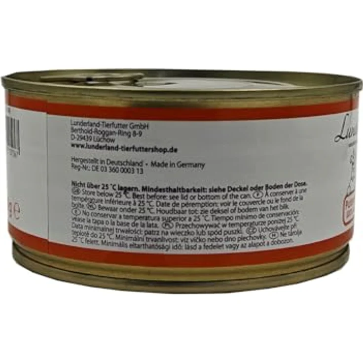 Lunderland Dosenfleisch Putenfleisch, 5 x 300g 100% Putenfleisch, Hundefutter Nassfutter ohne Zusatzstoffe – Bild 4